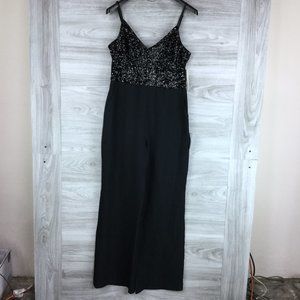 Eliza J Sequin Embellished Jumpsuit